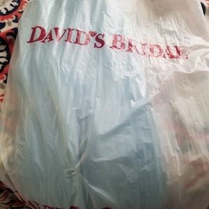 David's bridal bridesmaid dress